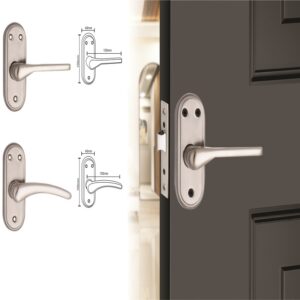 Lever Handle Plate FBL-004 oval SS handle
