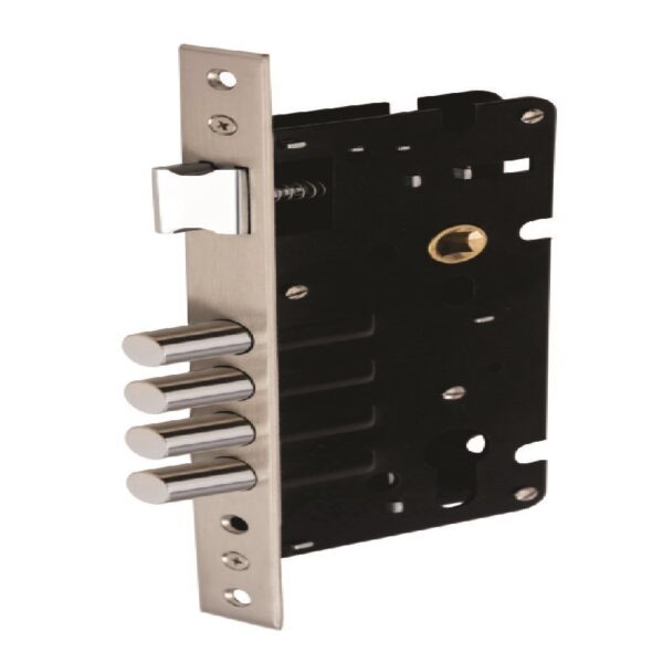 Mortice Lock FCY60-75 black 8 inch dual backset