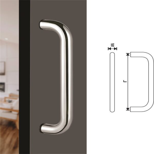 Pull Handle FPH-103 | D-Shape Door Pull Exporter India