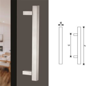 Pull Handle FPH-104 | Square Profile Door Pull Exporter India