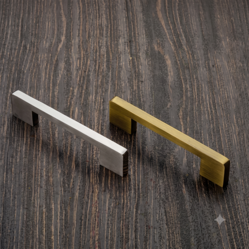 Pull Handles from Falcon Export Hub are available in round, square and D-shape profiles across 8", 10" and 12" sizes, finished in SS, Antique and Black.